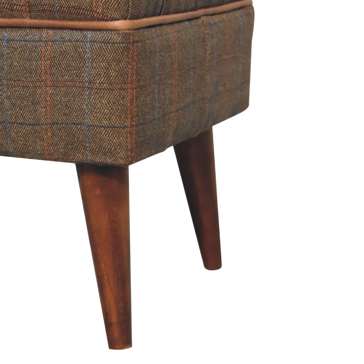 Multi Tweed Buffalo Pipe Bench - Home Chairs