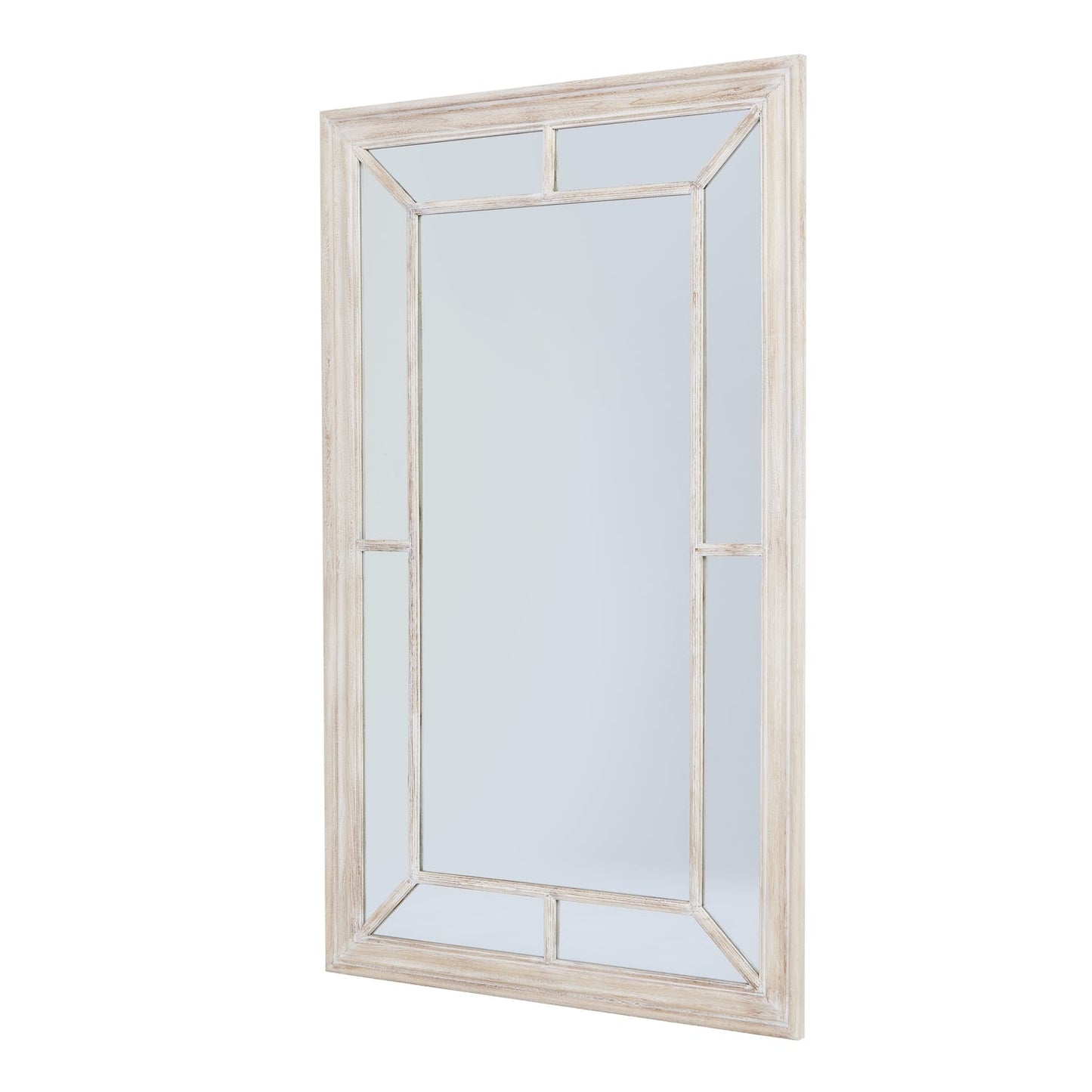 Nell Wood Framed Window Mirror - Home Chairs