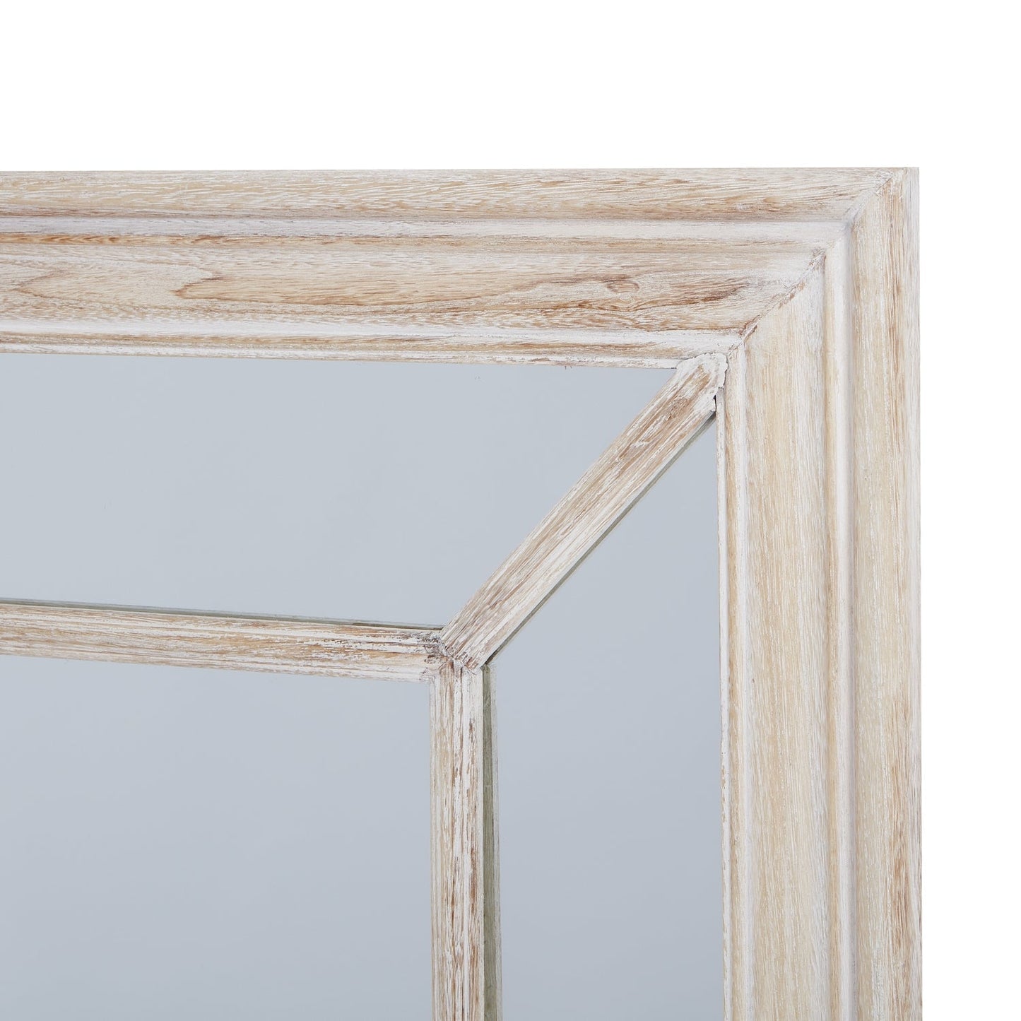 Nell Wood Framed Window Mirror - Home Chairs