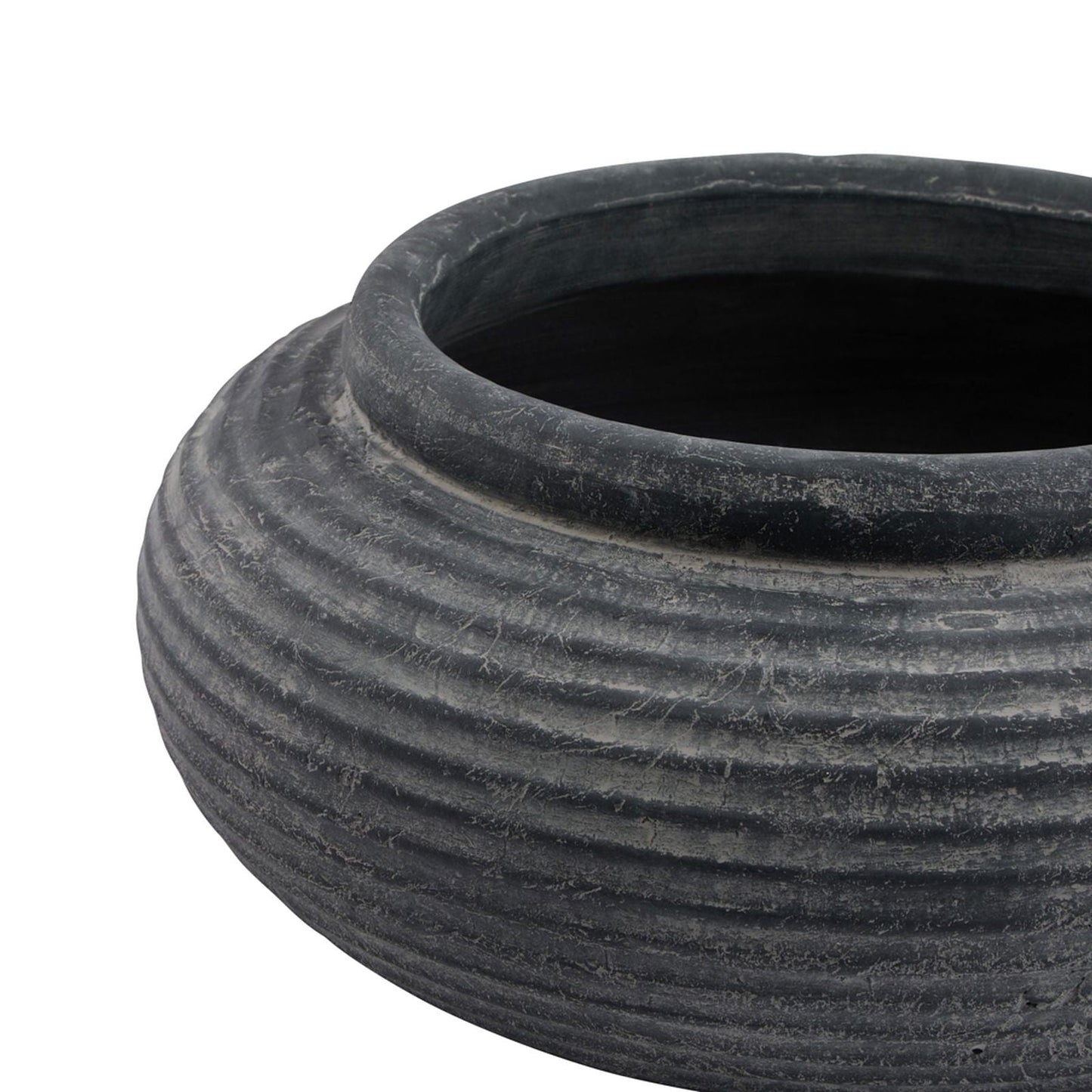 Niki Round Ribbed Planter - Home Chairs