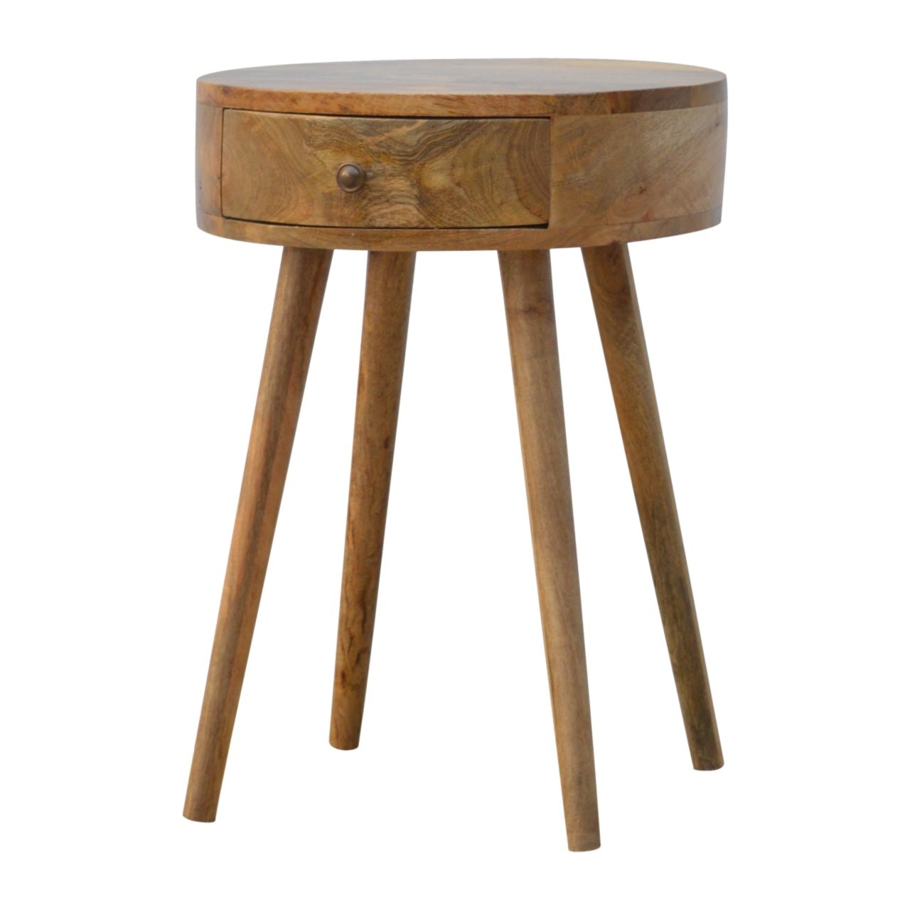 Nordic Circular Shaped Bedside - Home Chairs