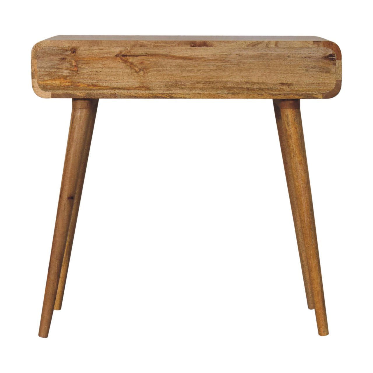 Oak - ish Curved Hallway Table - Home Chairs