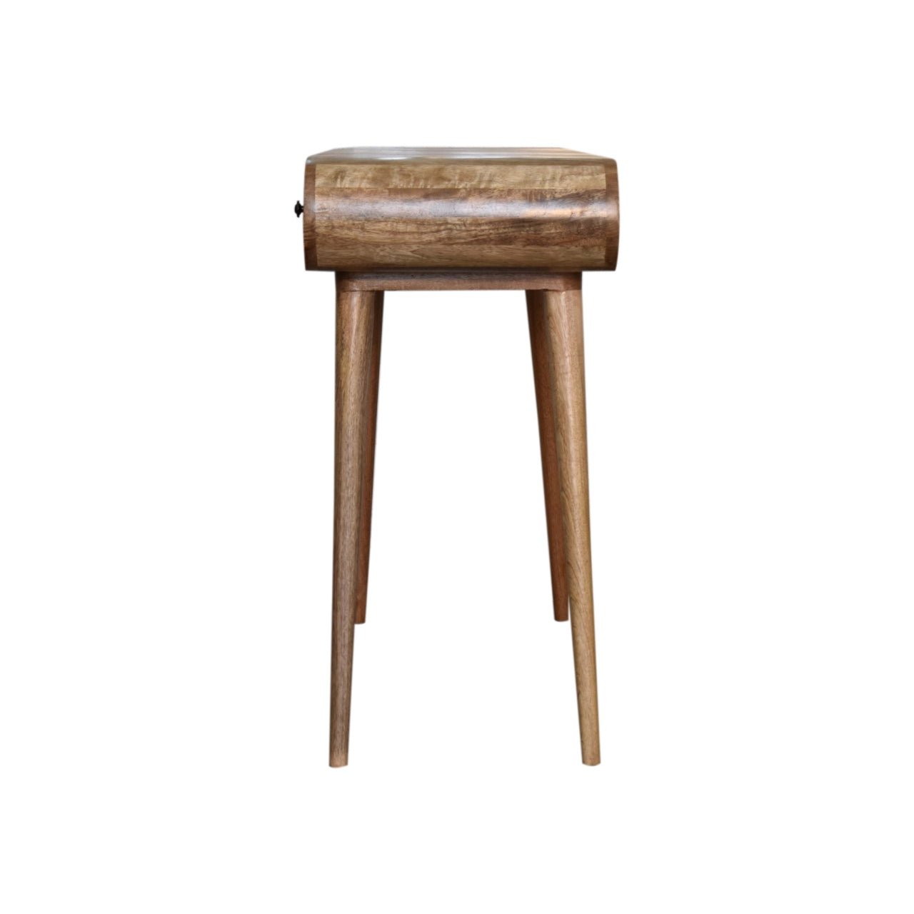 Oak - ish Round Dressing Table - Home Chairs