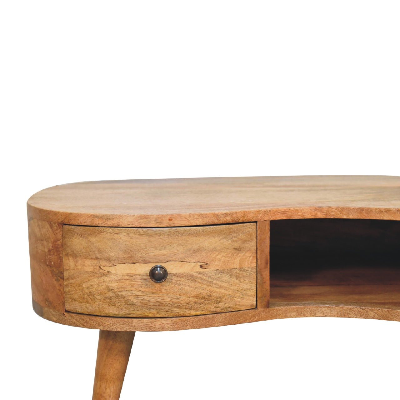 Oak - ish Wave Coffee Table - Home Chairs