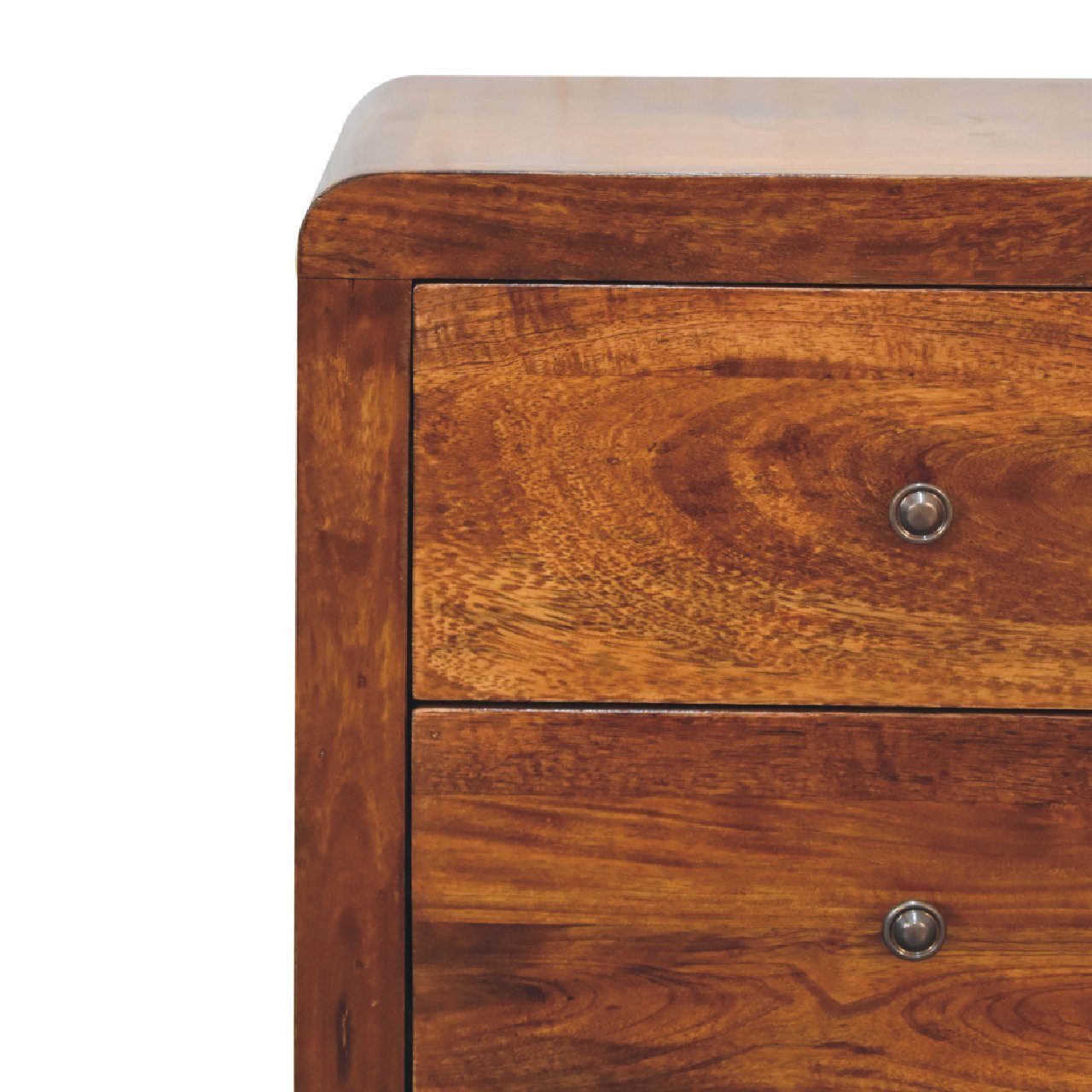 Wood grain drawer detail, close up