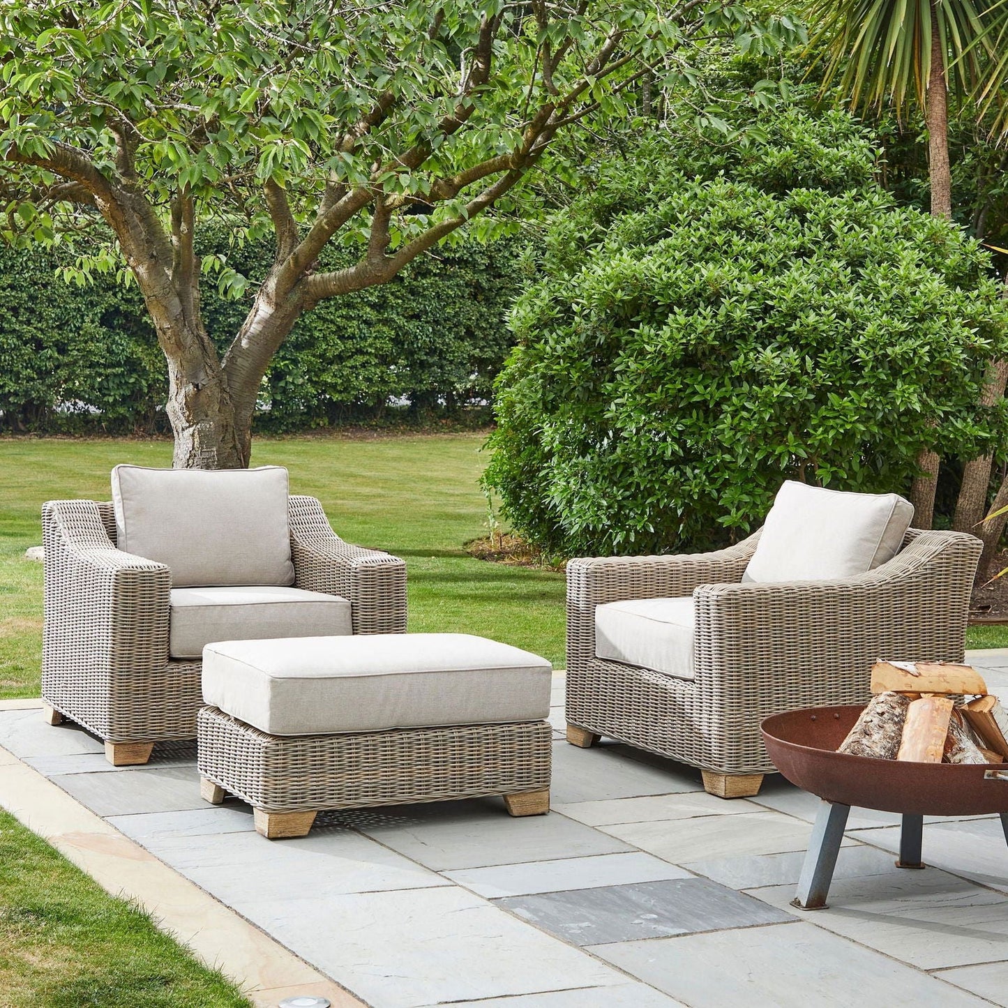 Sienna Collection Outdoor Footstool - Home Chairs