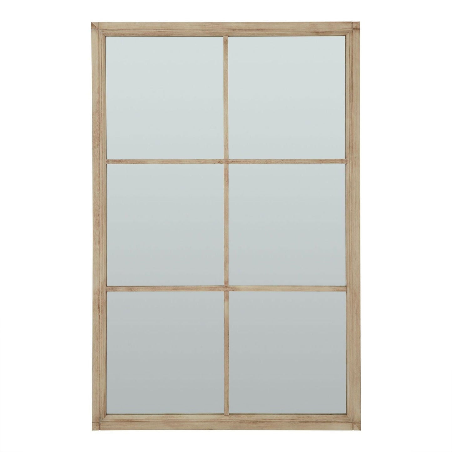 Window Mirror - Washed Wood - XL - Home Chairs