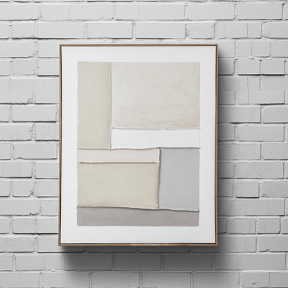 Abstract Canvas Painting - Home Chairs