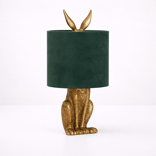 Animal Hare Lamp - Antique Gold - Home Chairs