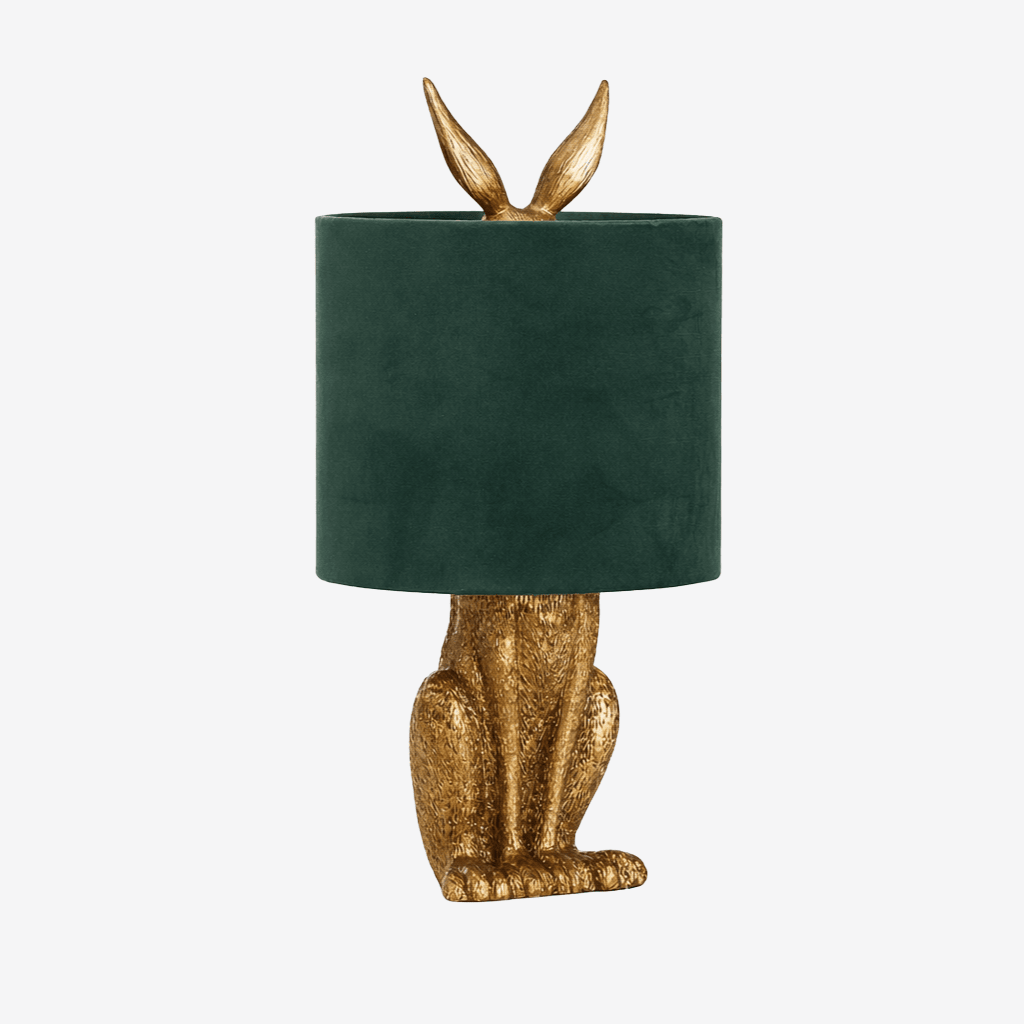 Animal Hare Lamp - Antique Gold - Home Chairs