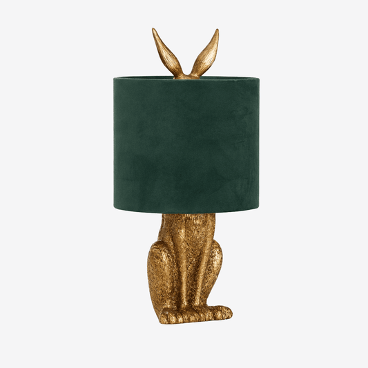 Animal Hare Lamp - Antique Gold - Home Chairs