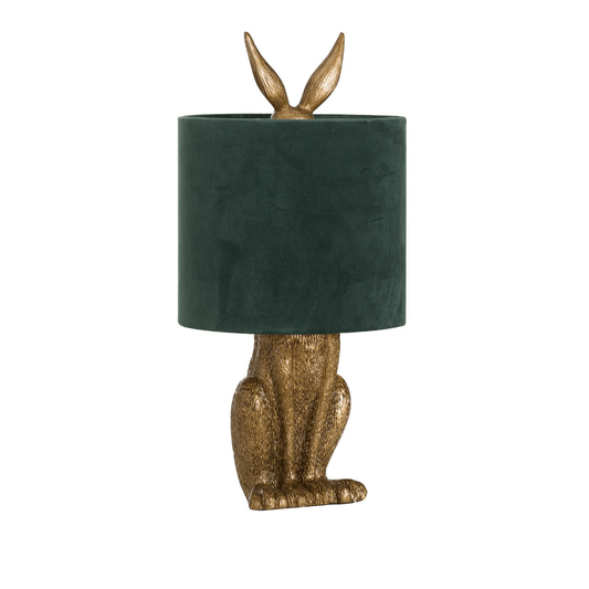 Animal Hare Lamp - Antique Gold - Home Chairs