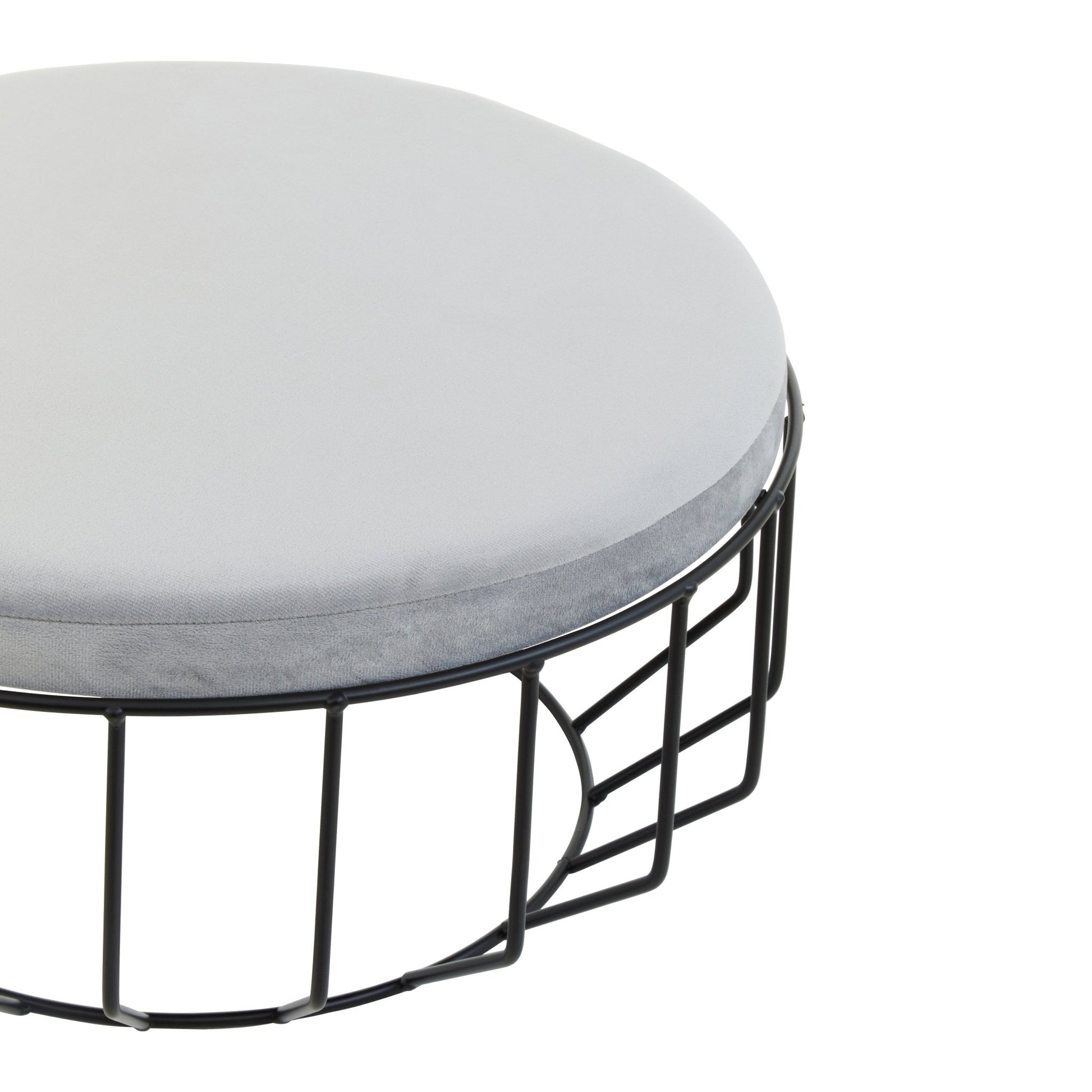 Augustus Round Cage Stool - Home Chairs