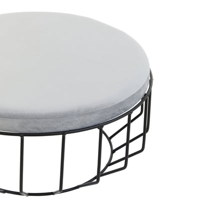 Augustus Round Cage Stool - Home Chairs