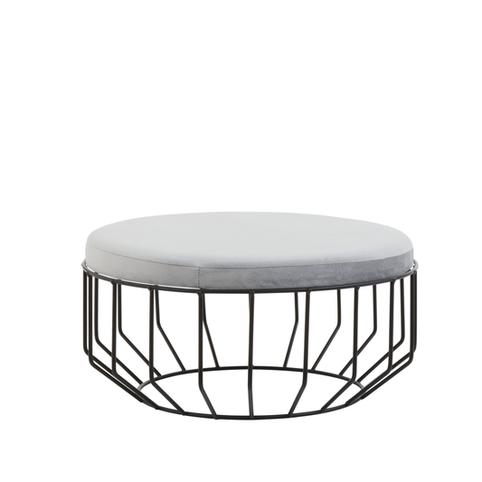 Augustus Round Cage Stool - Home Chairs
