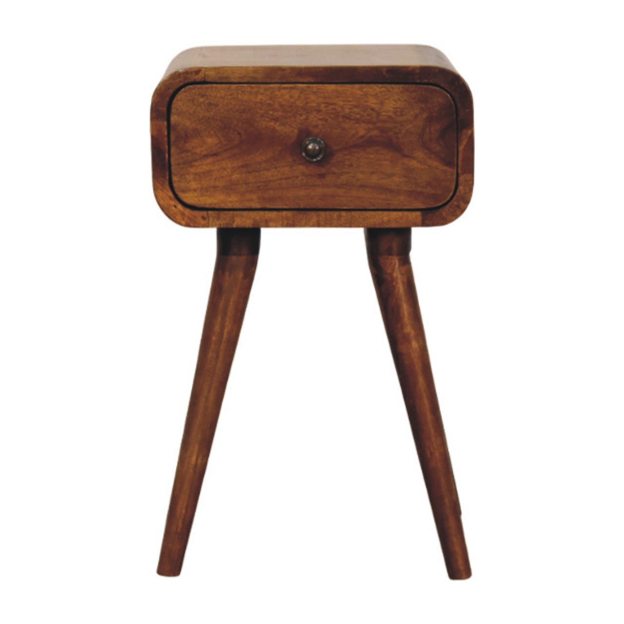 Avora Mini Chestnut Nightstand with 1 drawer - Home Chairs