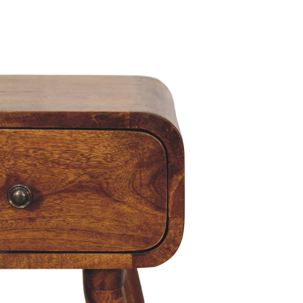 Avora Mini Chestnut Nightstand with 1 drawer - Home Chairs