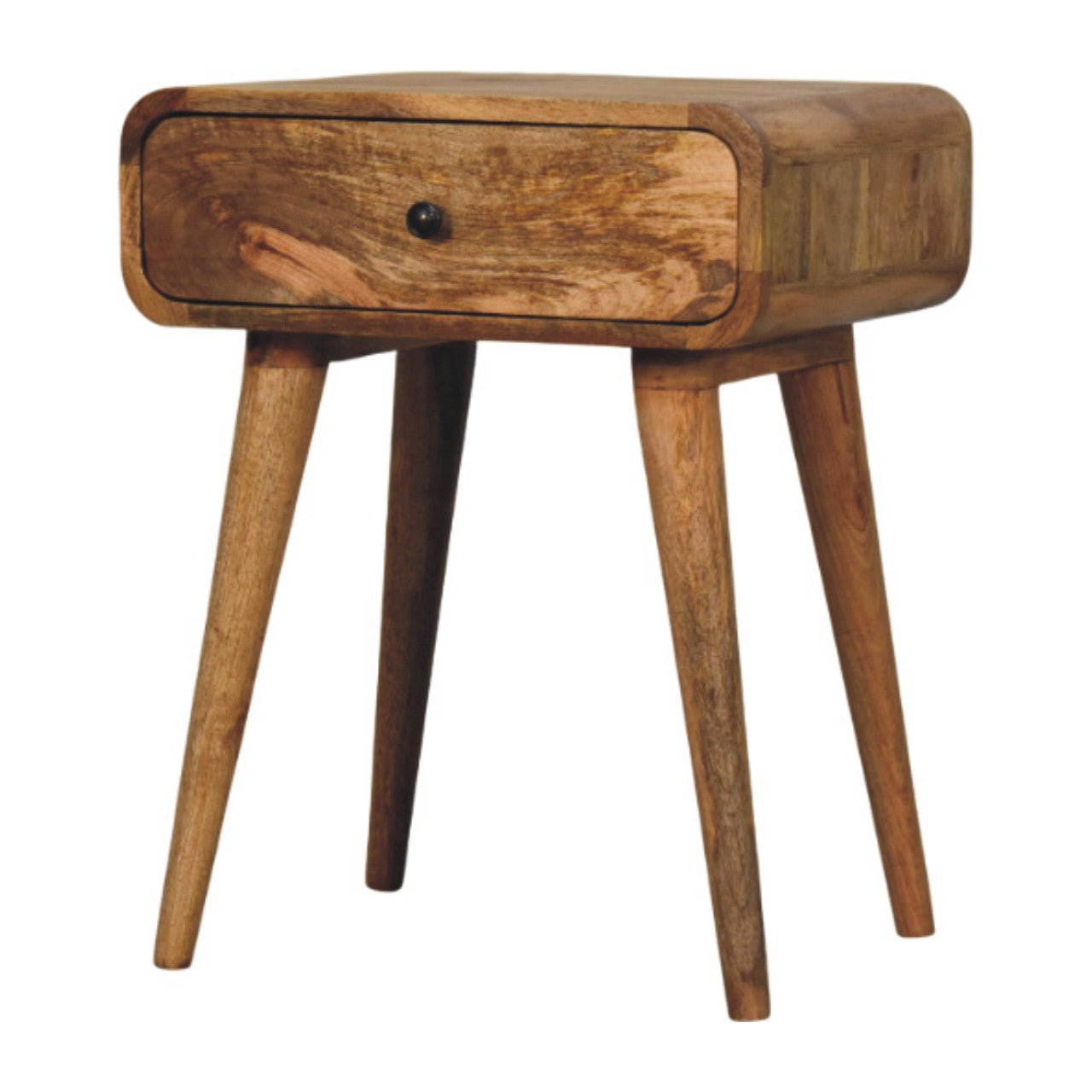 Avora Oak - ish Nightstand with 1 drawer - Home Chairs