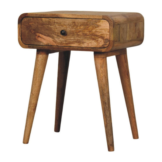Avora Oak - ish Nightstand with 1 drawer - Home Chairs