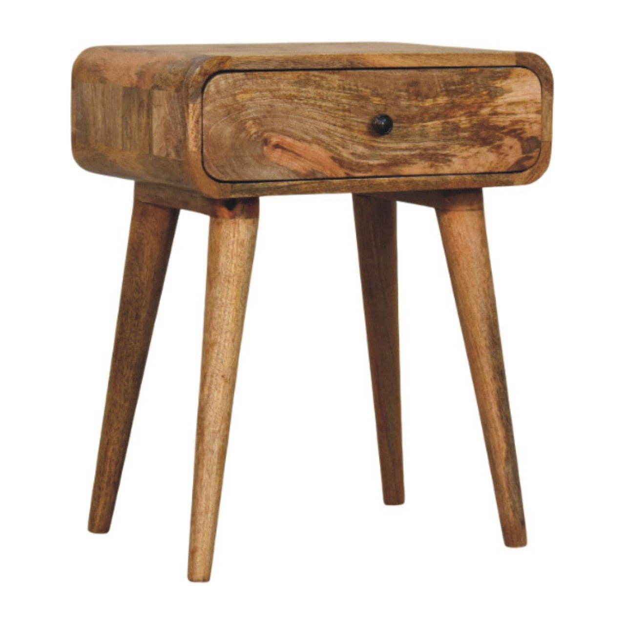 Avora Oak - ish Nightstand with 1 drawer - Home Chairs