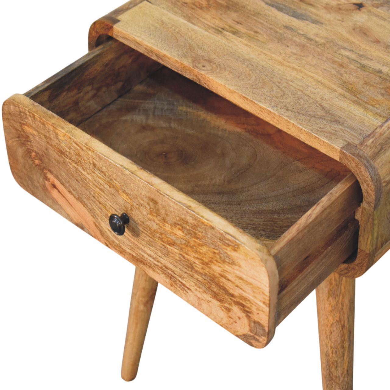 Avora Oak - ish Nightstand with 1 drawer - Home Chairs