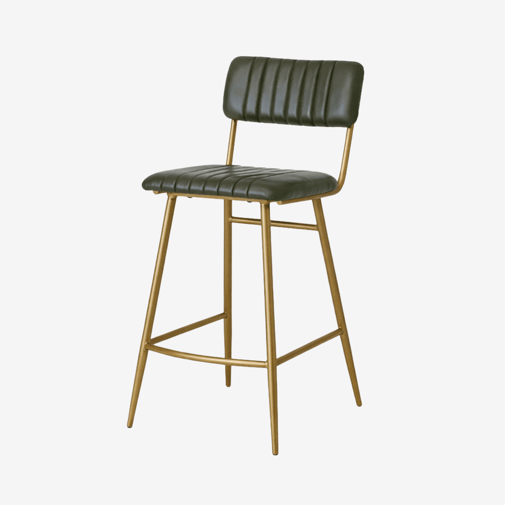 Dante Ribbed Bar Stool - Home Chairs