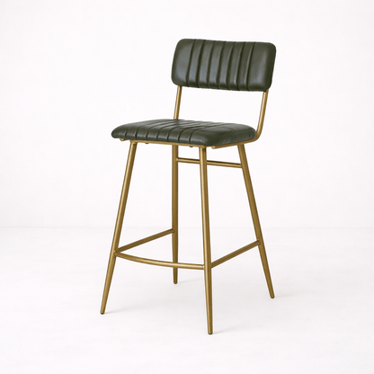 Dante Ribbed Bar Stool - Home Chairs