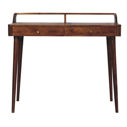 Elevated Chestnut Console Table - Home Chairs