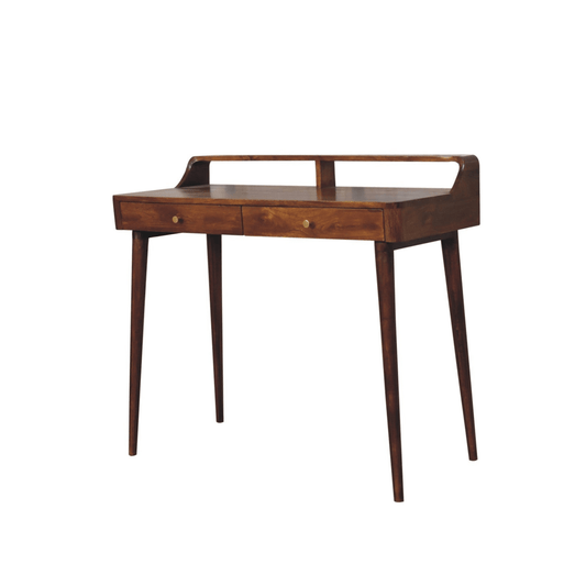 Elevated Chestnut Console Table - Home Chairs