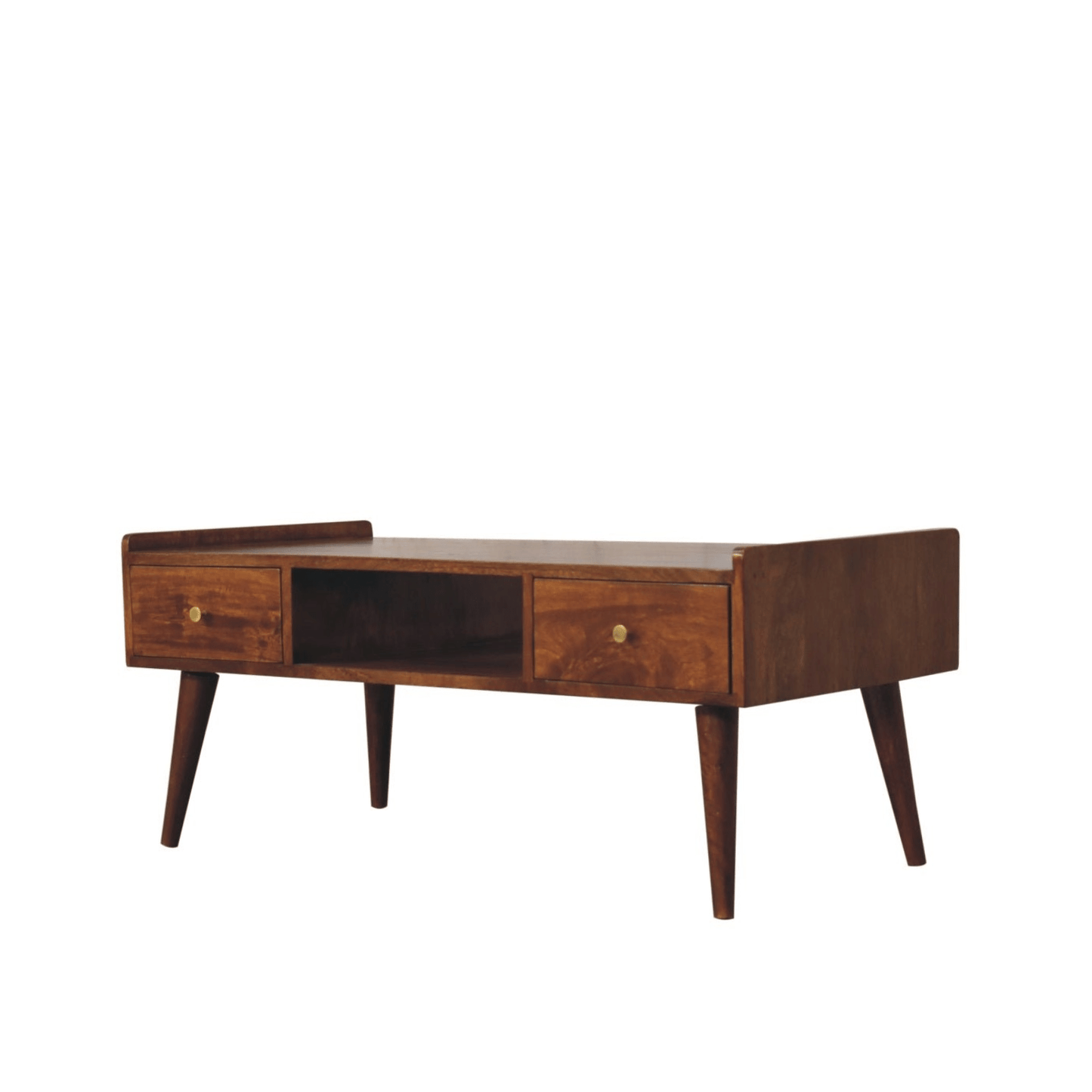 Elevated Chestnut Media Unit - Home Chairs