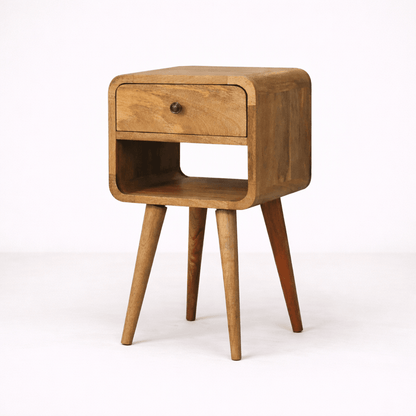 Elizabeth Mini Oak Bedside - Home Chairs