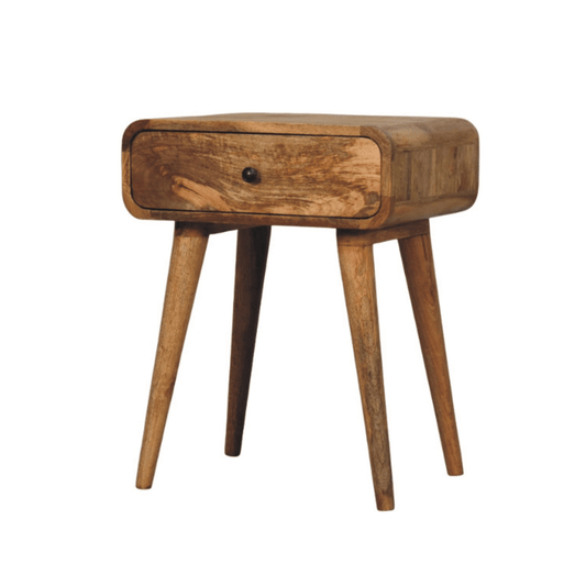 Elizabeth Oak - ish Nightstand with 1 drawer - Home Chairs