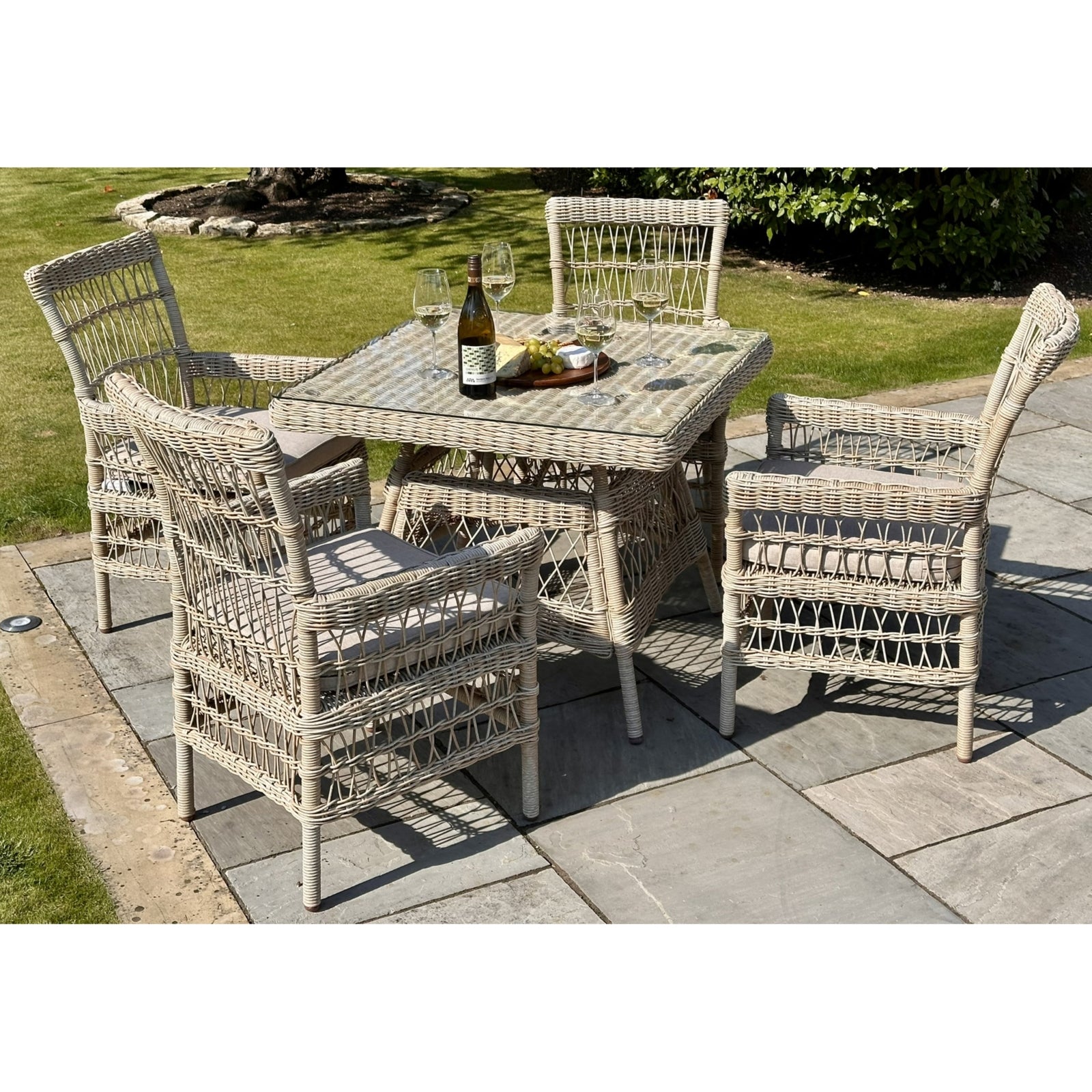 Georgia Outdoor Dining Set - Four Seat - Home Chairs