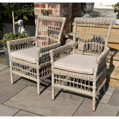 Georgia Outdoor Dining Set - Six Seat - Home Chairs