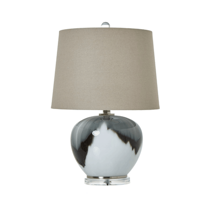 Hudson Glass Lamp - Home Chairs