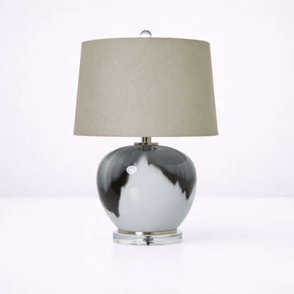 Hudson Glass Lamp - Home Chairs