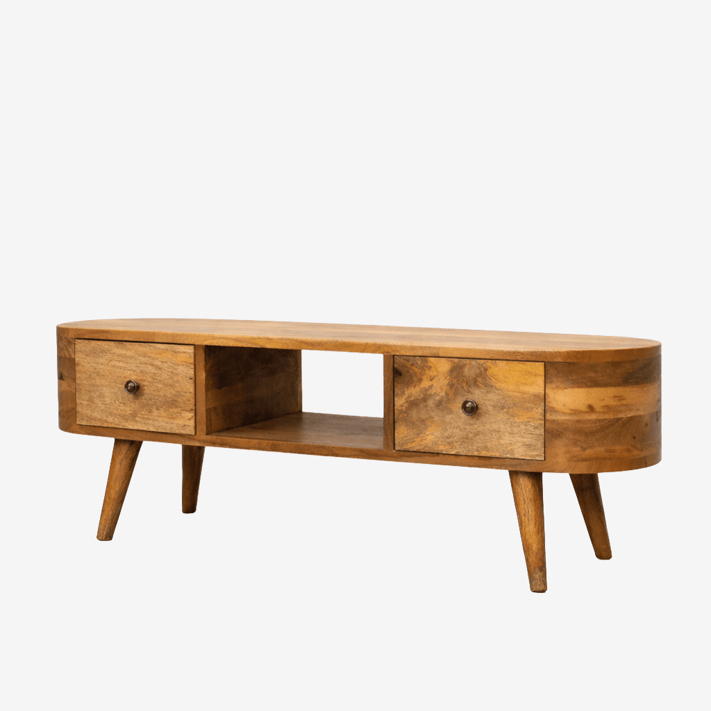 Julia Oak Media Unit - Home Chairs