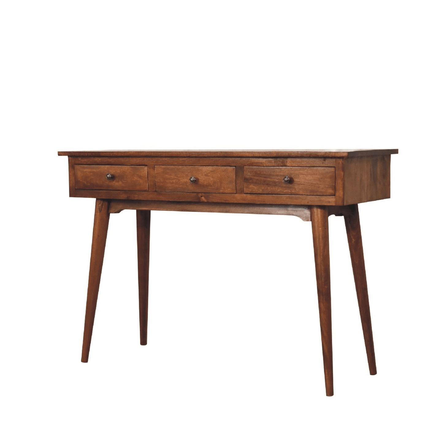 Large 3 Drawer Chestnut Console - Home Chairs