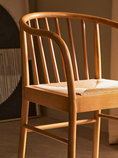 Luca Wooden Armchair - Home Chairs