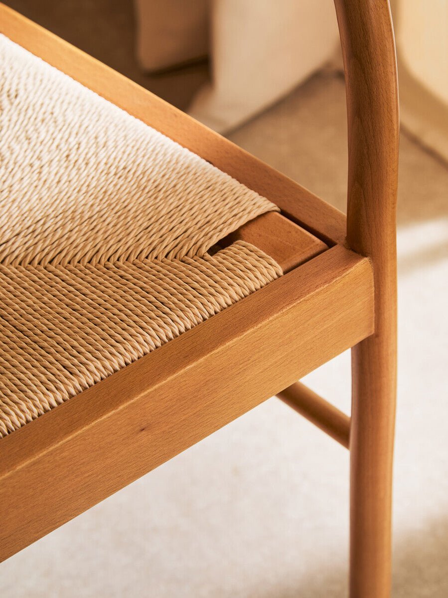 Luca Wooden Armchair - Home Chairs