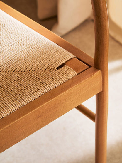 Luca Wooden Armchair - Home Chairs