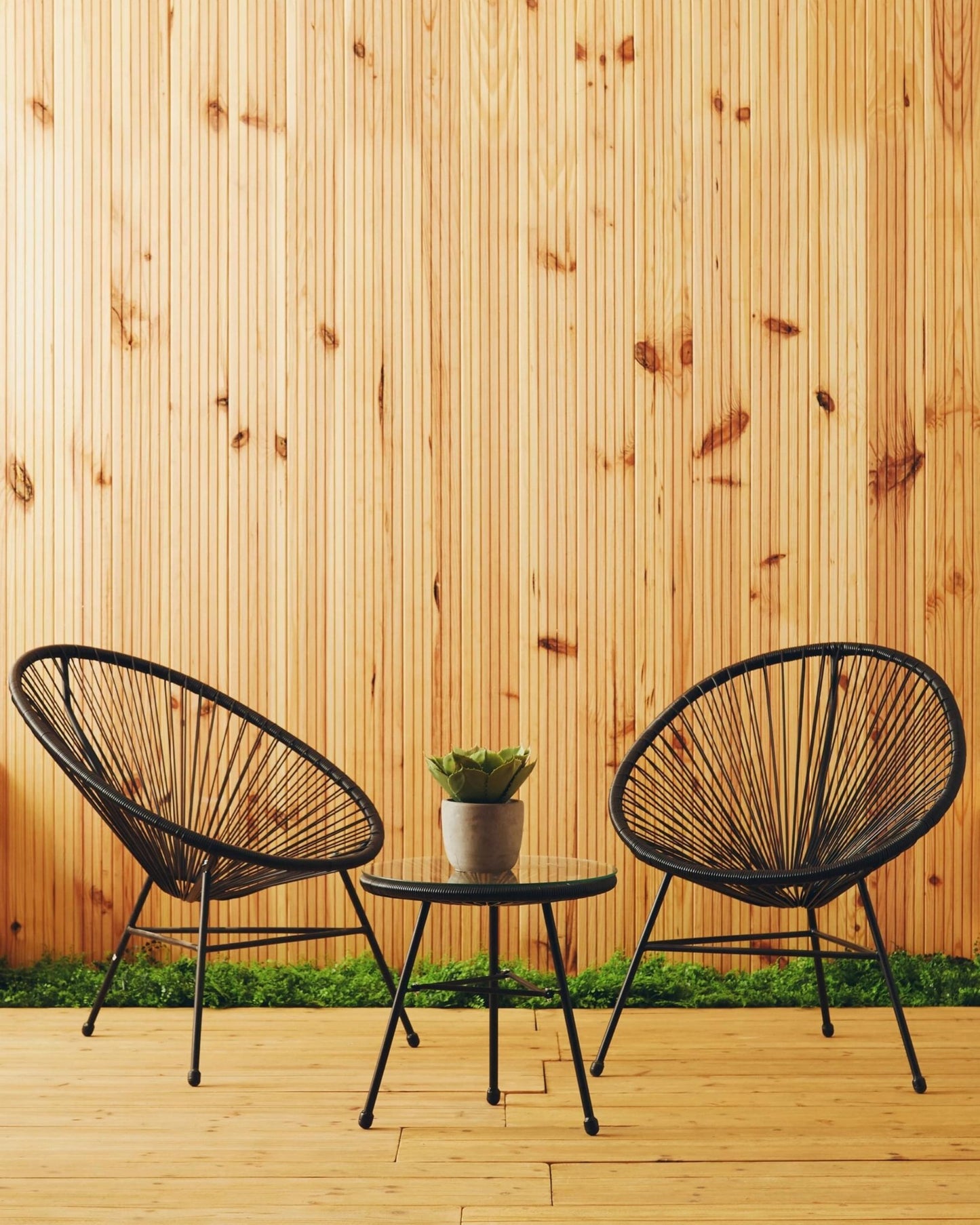 Luna Black Rattan Collection - Home Chairs