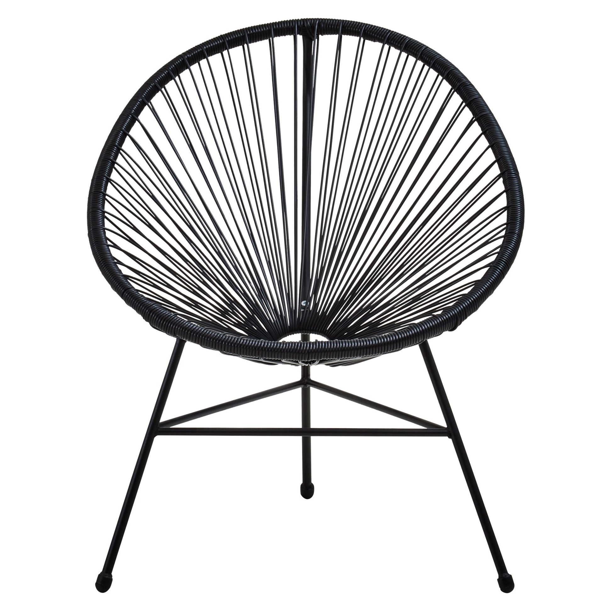 Luna Black Rattan Collection - Home Chairs