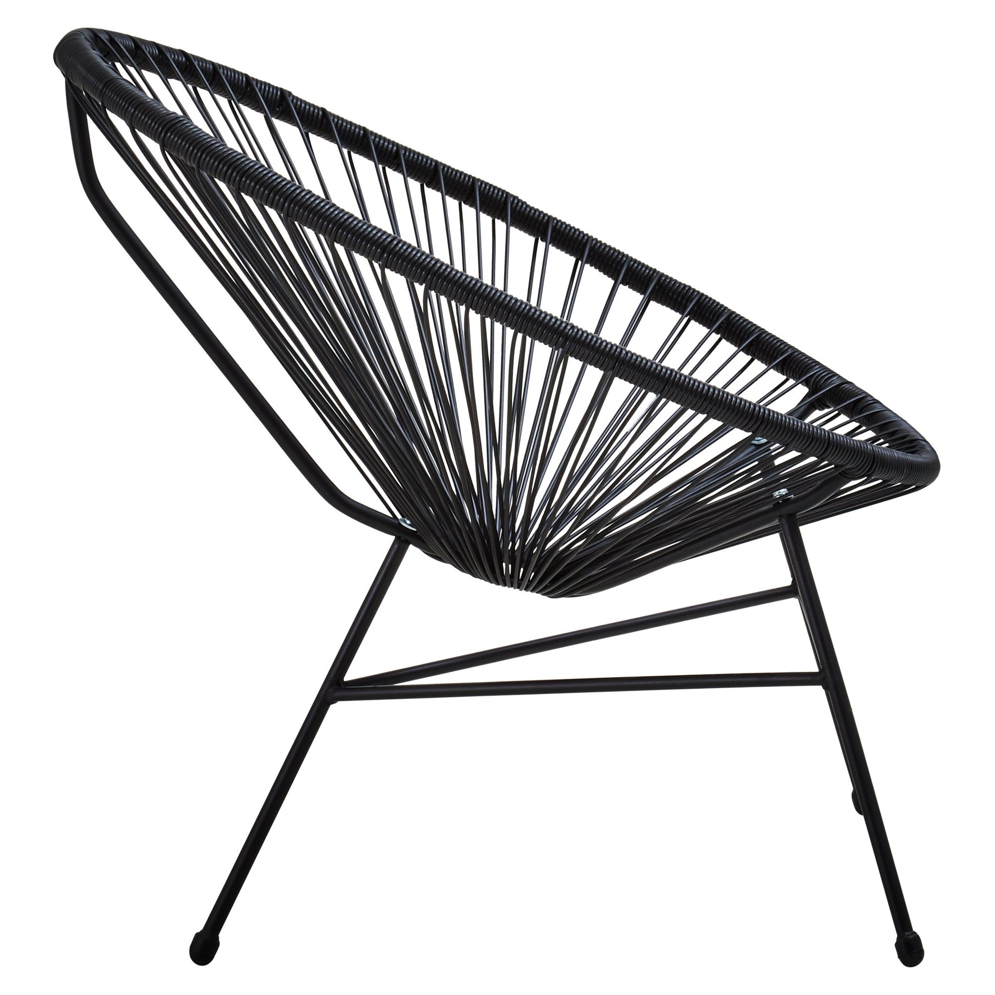 Luna Black Rattan Collection - Home Chairs