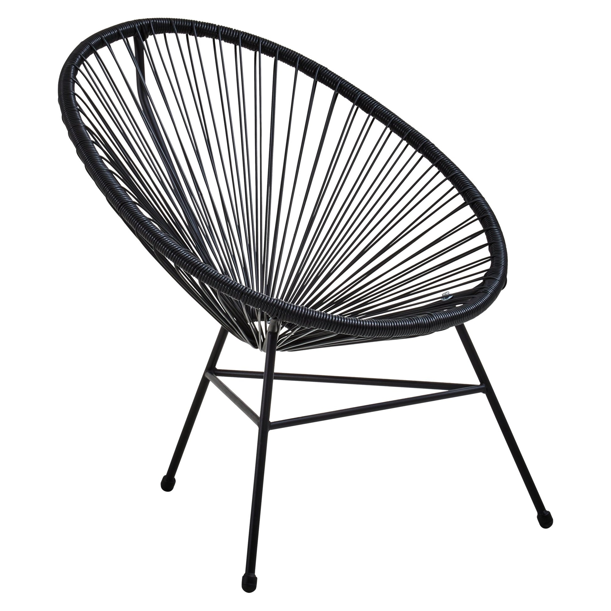 Luna Black Rattan Collection - Home Chairs