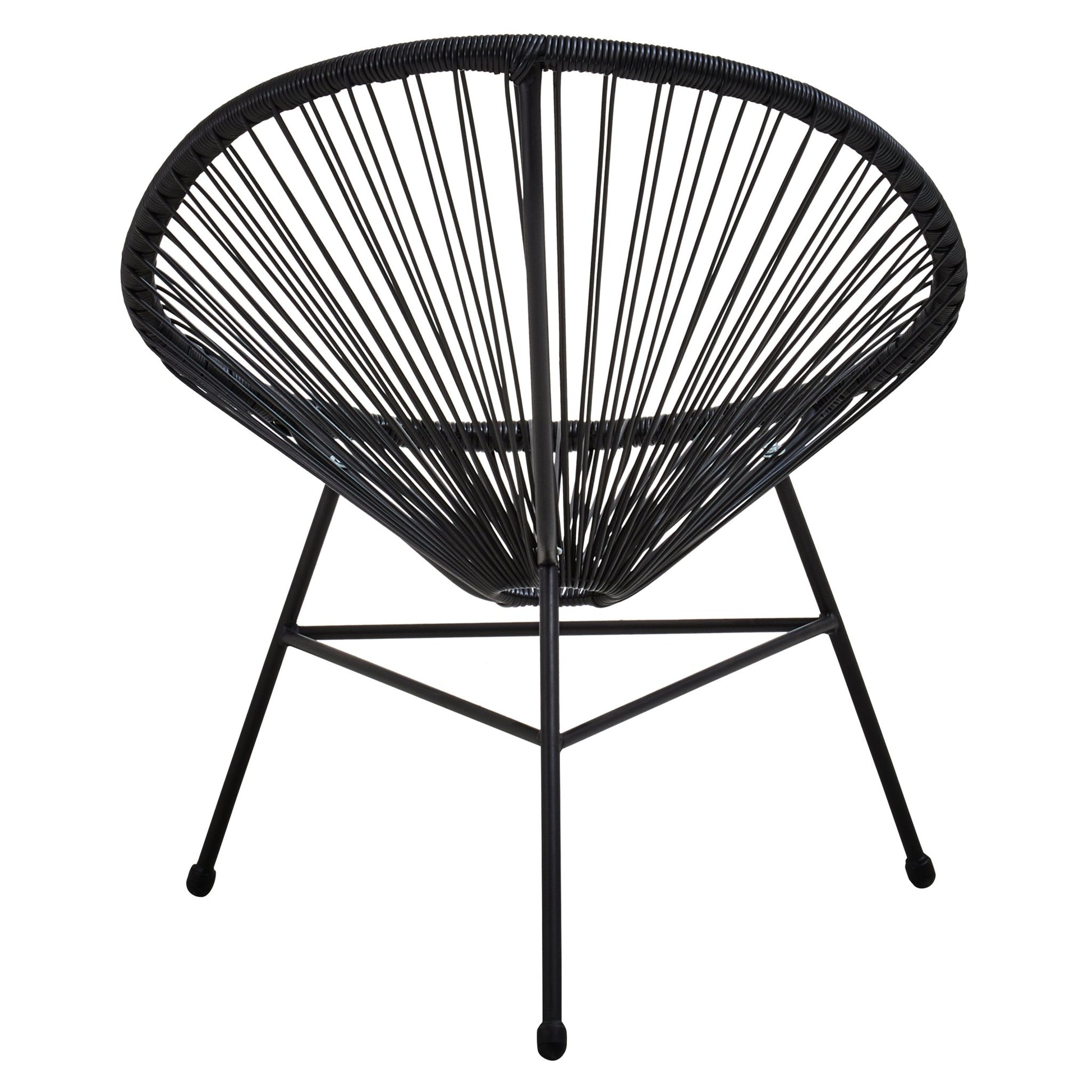 Luna Black Rattan Collection - Home Chairs