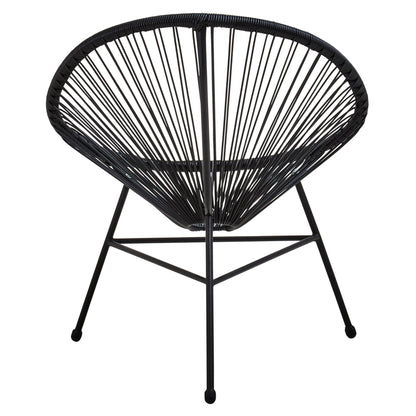 Luna Black Rattan Collection - Home Chairs