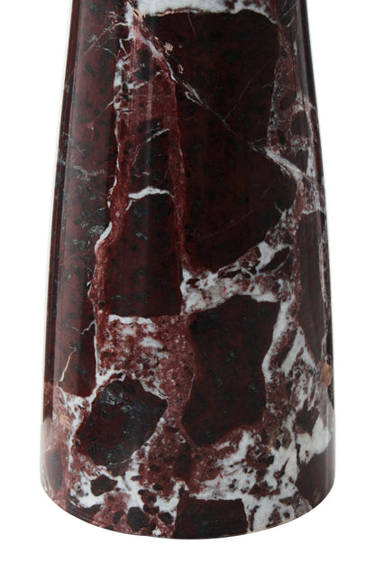 Mabel Vase Red Marble - Home Chairs