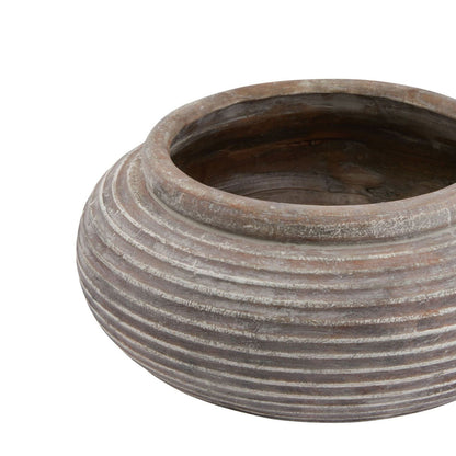 Marco Round Ribbed Planter - Home Chairs