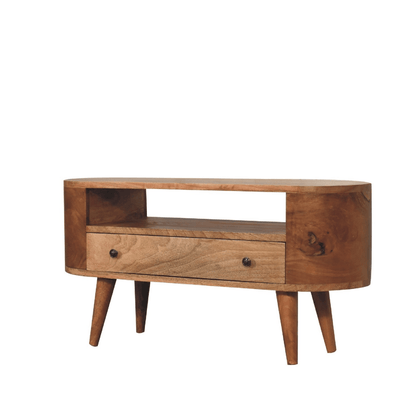 Mini Rounded Entertainment Unit - Home Chairs